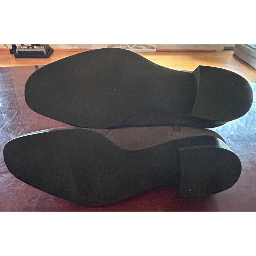 C. Wonder Taylor Ankle Booties Suede 7.5M Dark Gray Boho Chic